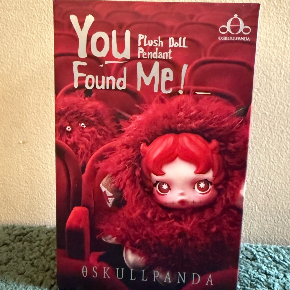Pop Mart Skullpanda – You Found Me! Series Plush Doll Pendant (Sandman)
